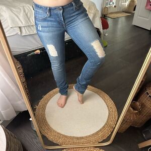 Genetic Denim Women’s 27 Low Rise Distressed The Shane Jeans